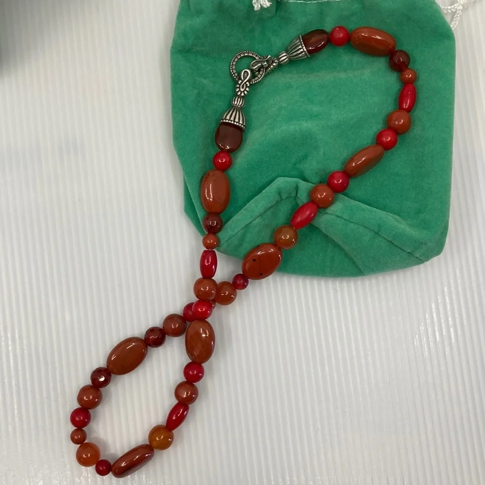 Polished GemStones Beaded Necklace by Sincerely Southwest Carolyn Pollack